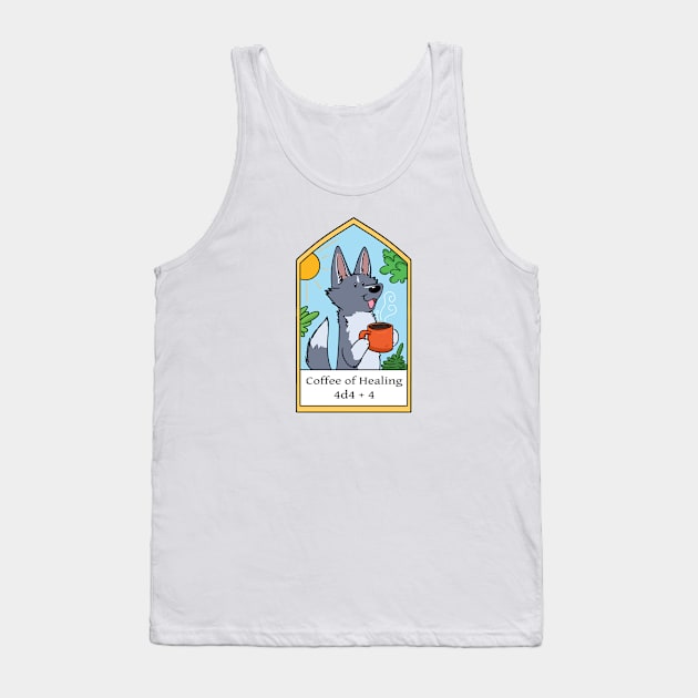 Coffee Of Healing Tank Top by DnDoggos